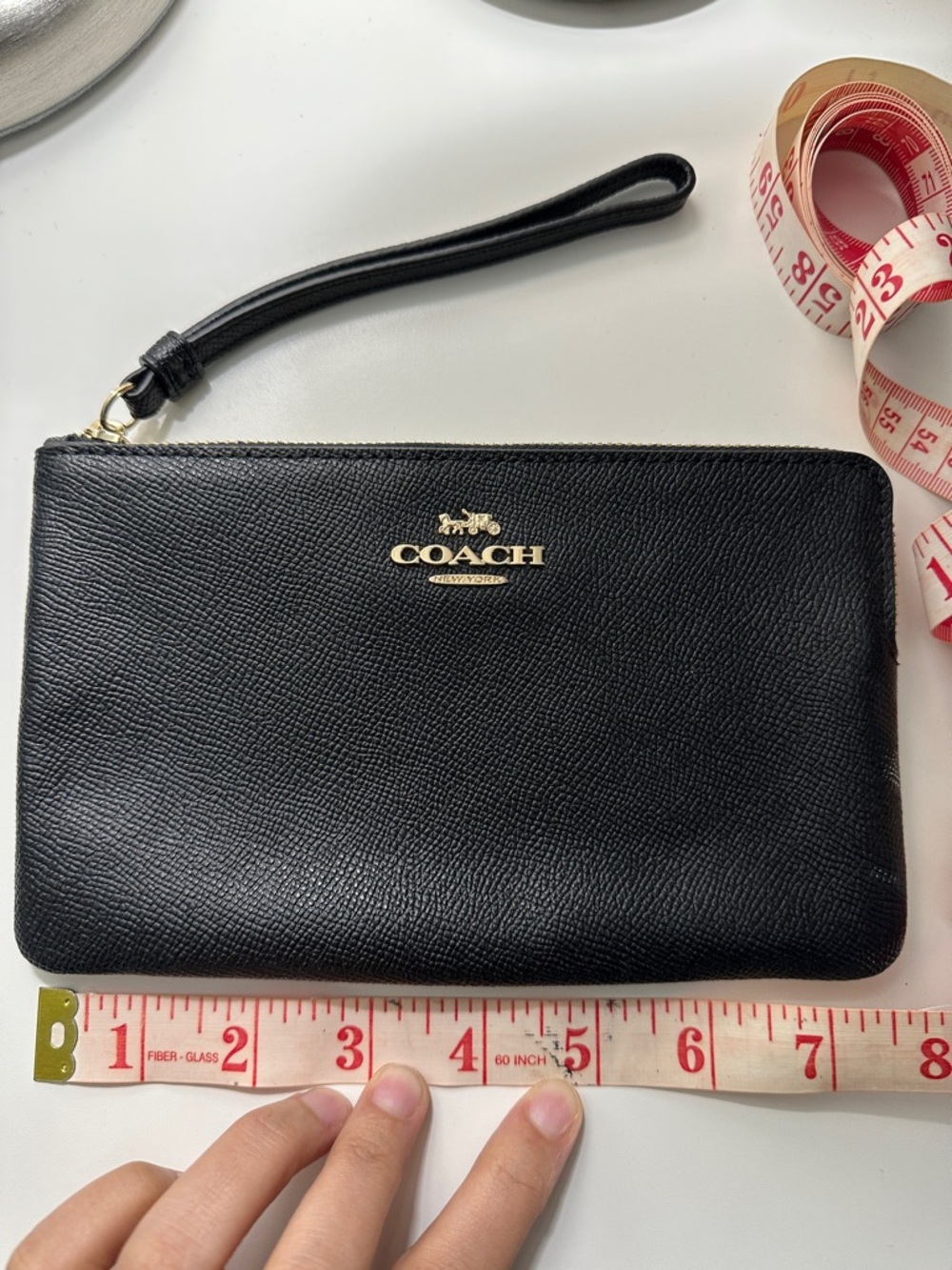 Coach Large Corner Zip Wristlet